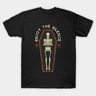 Enjoy The Silence In Grave T-Shirt